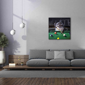 'Pool Shark' by Lucia Heffernan, Canvas Wall Art,37x37