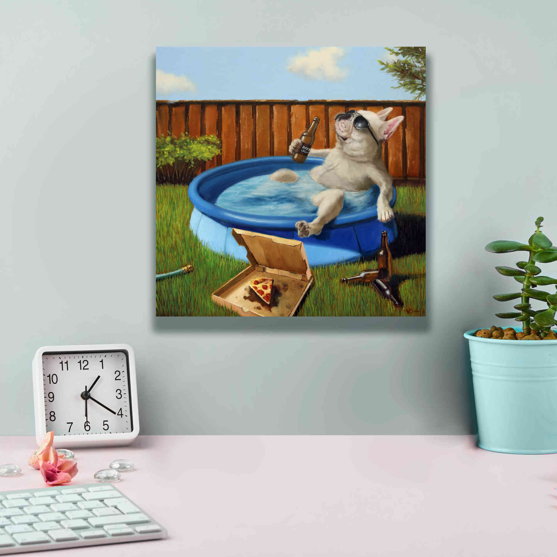 'When Human Is Away' by Lucia Heffernan, Canvas Wall Art,12x12