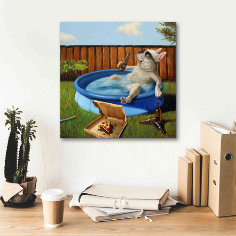 Image of 'When Human Is Away' by Lucia Heffernan, Canvas Wall Art,18x18