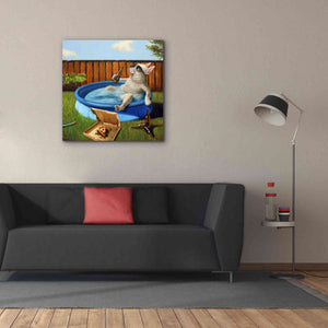 'When Human Is Away' by Lucia Heffernan, Canvas Wall Art,37x37