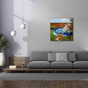 'When Human Is Away' by Lucia Heffernan, Canvas Wall Art,37x37