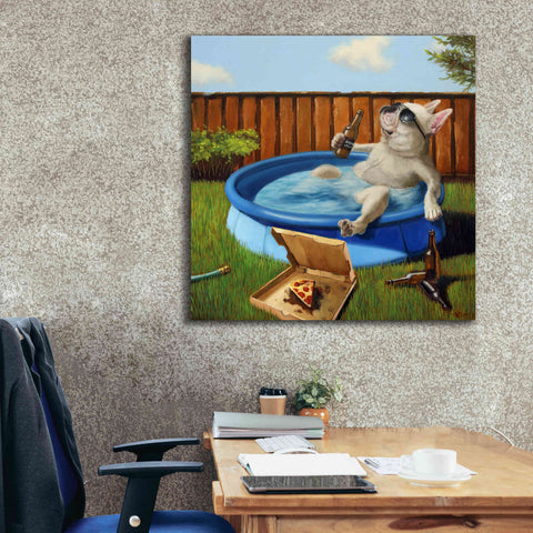 Image of 'When Human Is Away' by Lucia Heffernan, Canvas Wall Art,37x37