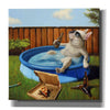 'When Human Is Away' by Lucia Heffernan, Canvas Wall Art