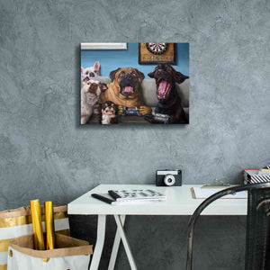 'Gamers' by Lucia Heffernan, Canvas Wall Art,16x12