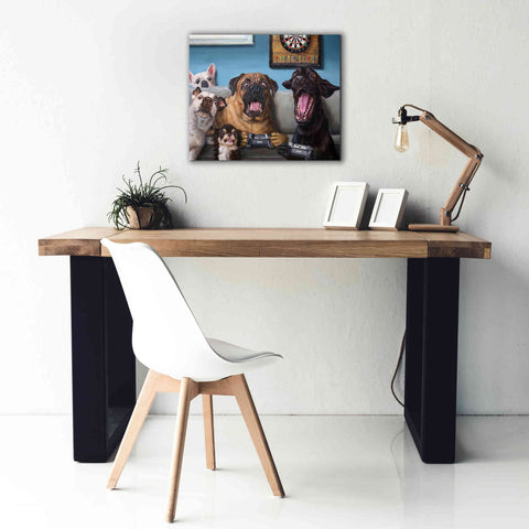Image of 'Gamers' by Lucia Heffernan, Canvas Wall Art,24x20