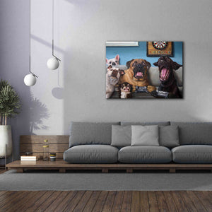 'Gamers' by Lucia Heffernan, Canvas Wall Art,54x40