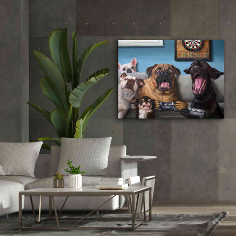 Image of 'Gamers' by Lucia Heffernan, Canvas Wall Art,54x40