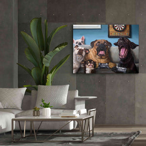 'Gamers' by Lucia Heffernan, Canvas Wall Art,54x40