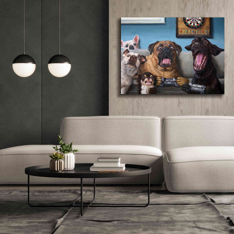 Image of 'Gamers' by Lucia Heffernan, Canvas Wall Art,54x40