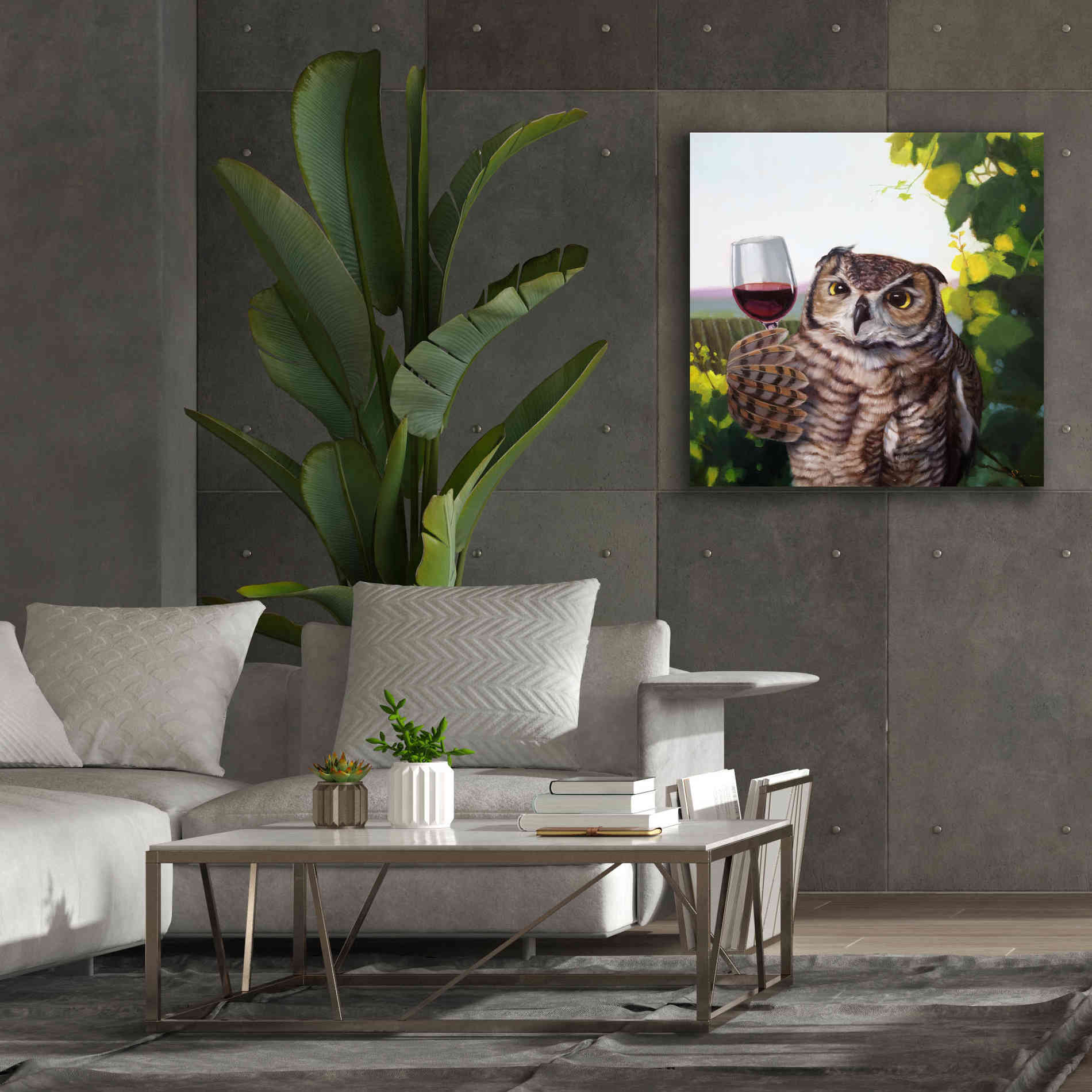 'The Connoisseur' by Lucia Heffernan, Canvas Wall Art,37x37