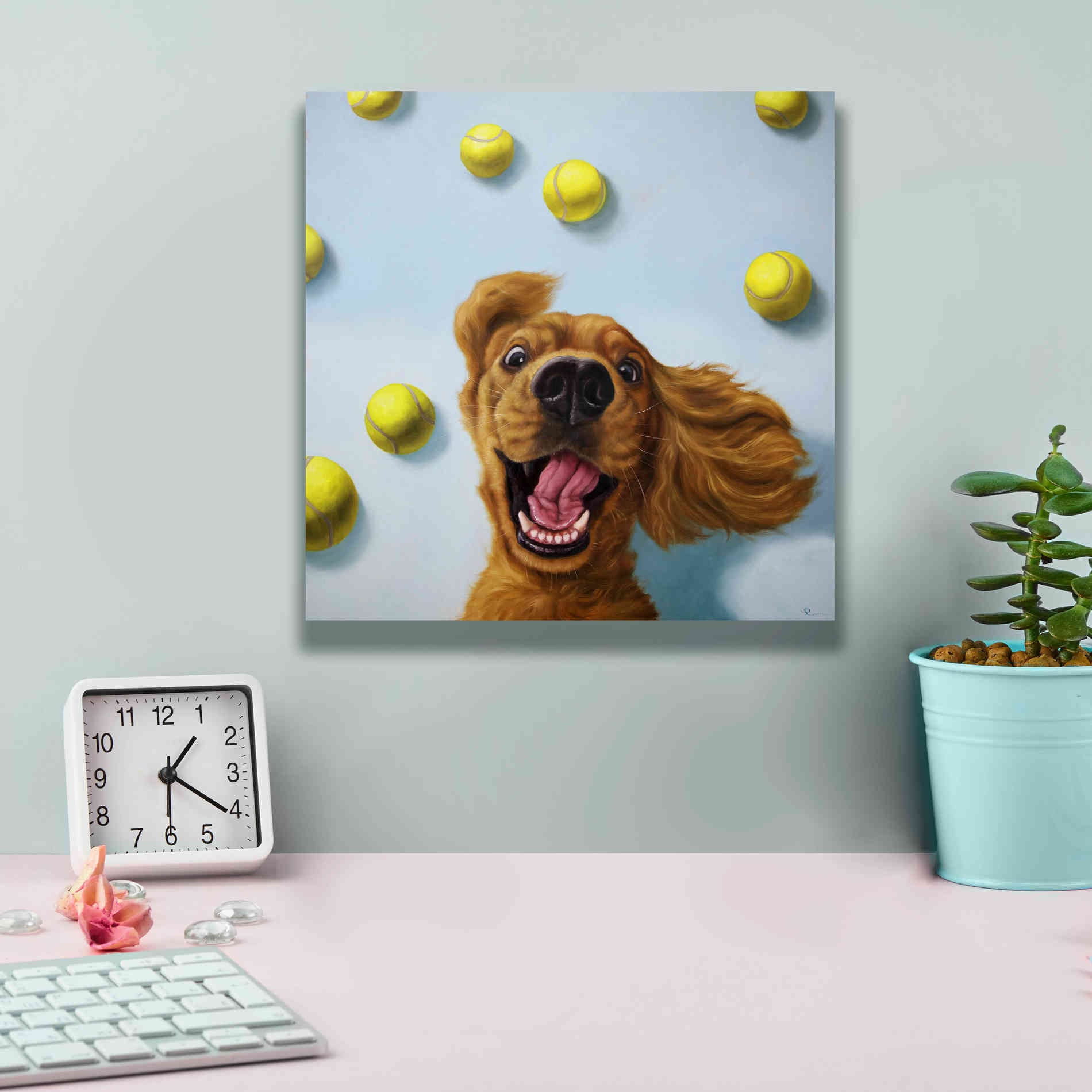 'Ball Boy' by Lucia Heffernan, Canvas Wall Art,12x12