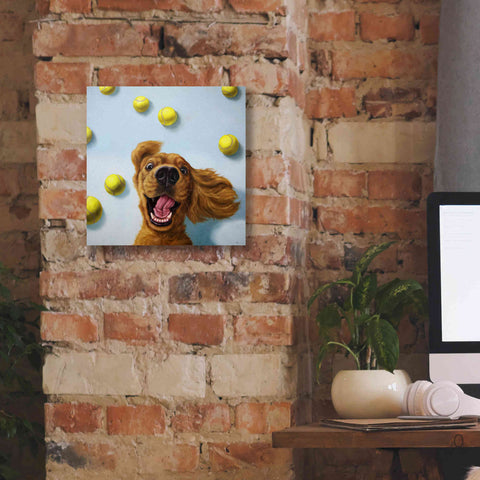 Image of 'Ball Boy' by Lucia Heffernan, Canvas Wall Art,12x12