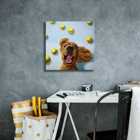 Image of 'Ball Boy' by Lucia Heffernan, Canvas Wall Art,18x18