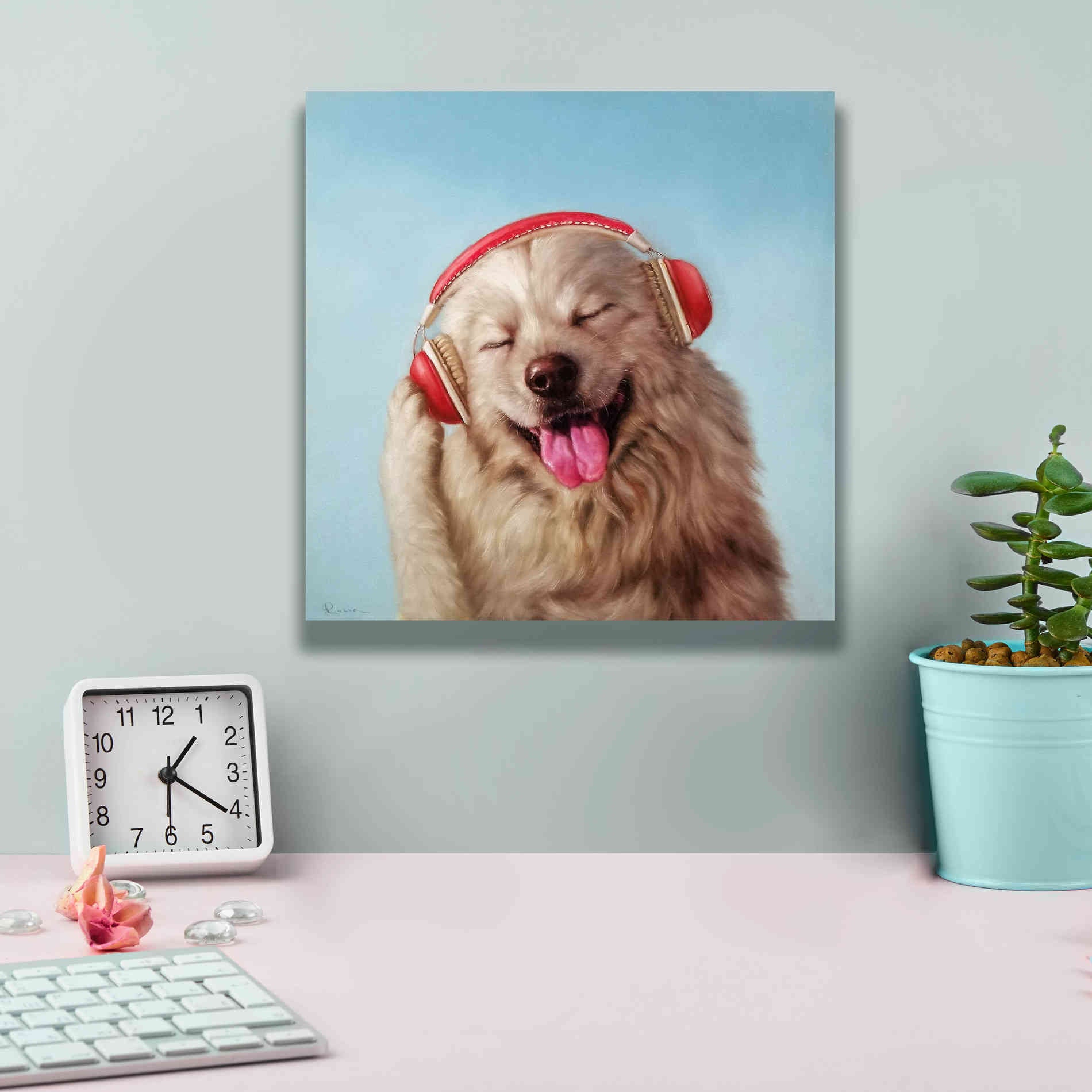 'Woof Jam' by Lucia Heffernan, Canvas Wall Art,12x12