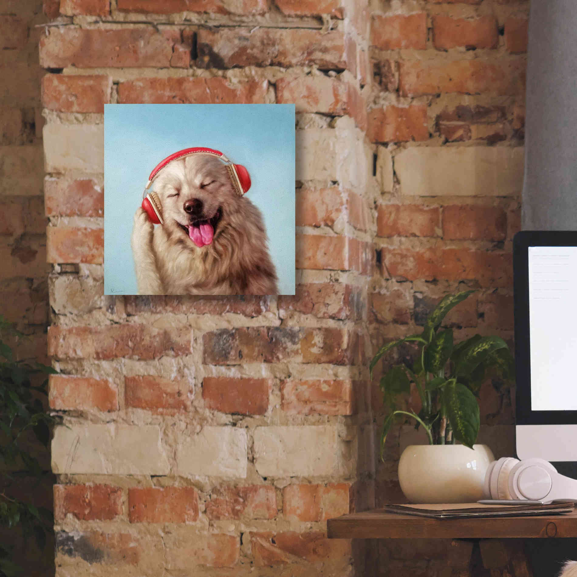 'Woof Jam' by Lucia Heffernan, Canvas Wall Art,12x12