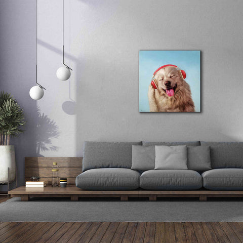 Image of 'Woof Jam' by Lucia Heffernan, Canvas Wall Art,37x37