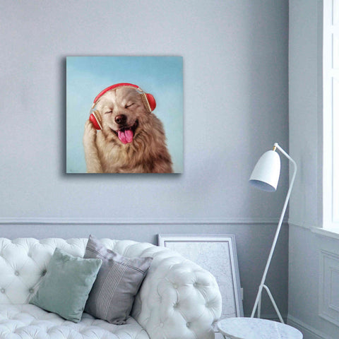 Image of 'Woof Jam' by Lucia Heffernan, Canvas Wall Art,37x37