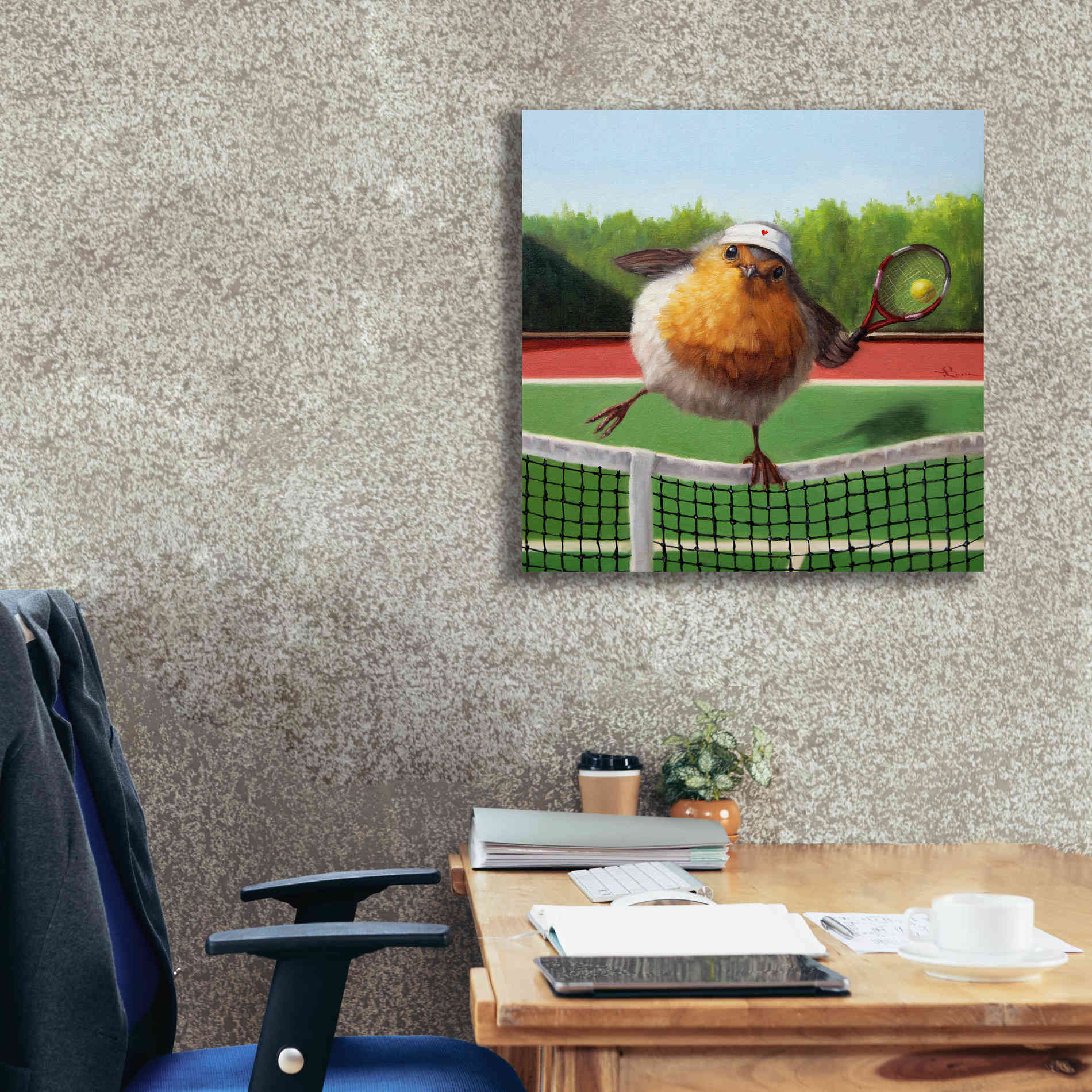 'Round Robin' by Lucia Heffernan, Canvas Wall Art,26x26