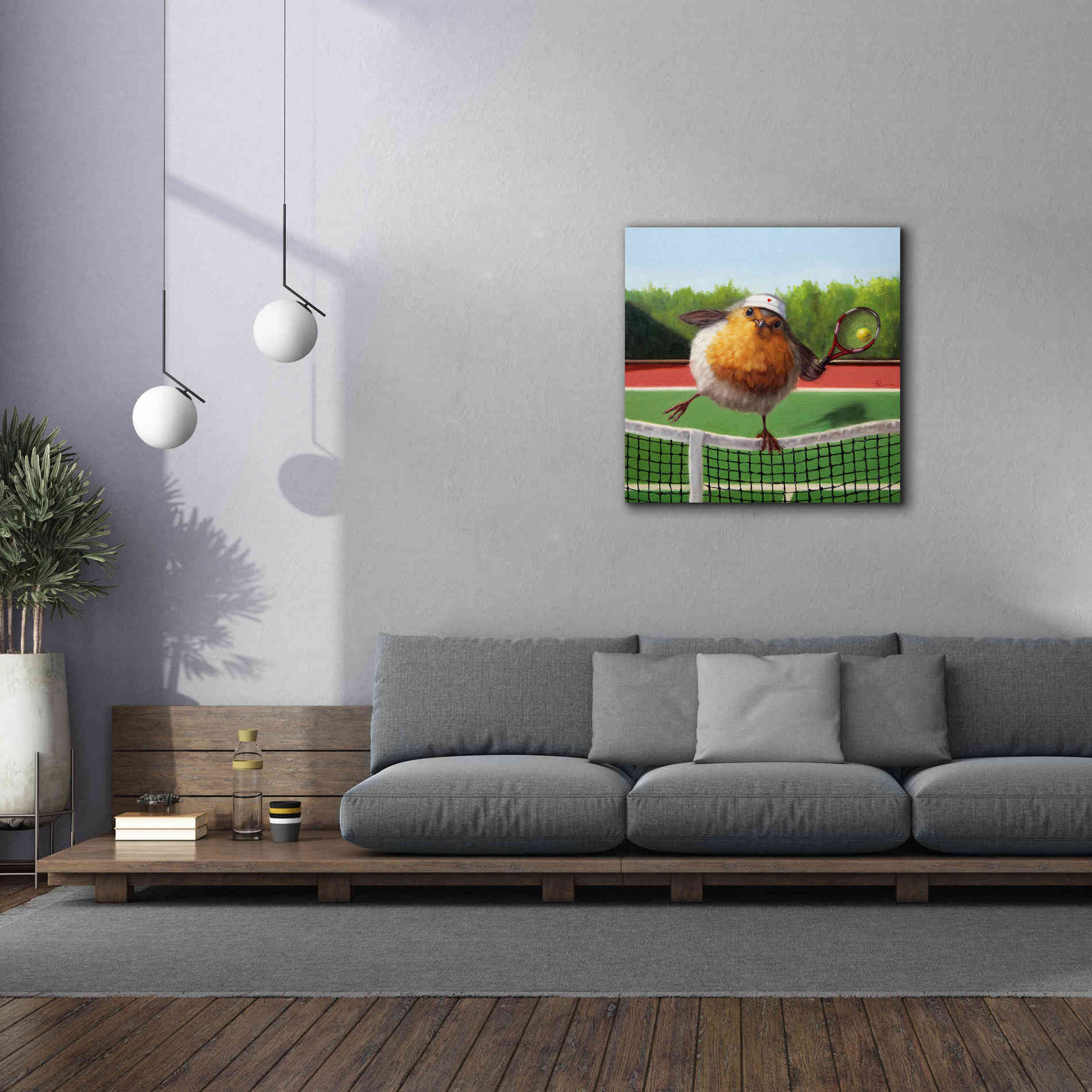 'Round Robin' by Lucia Heffernan, Canvas Wall Art,37x37