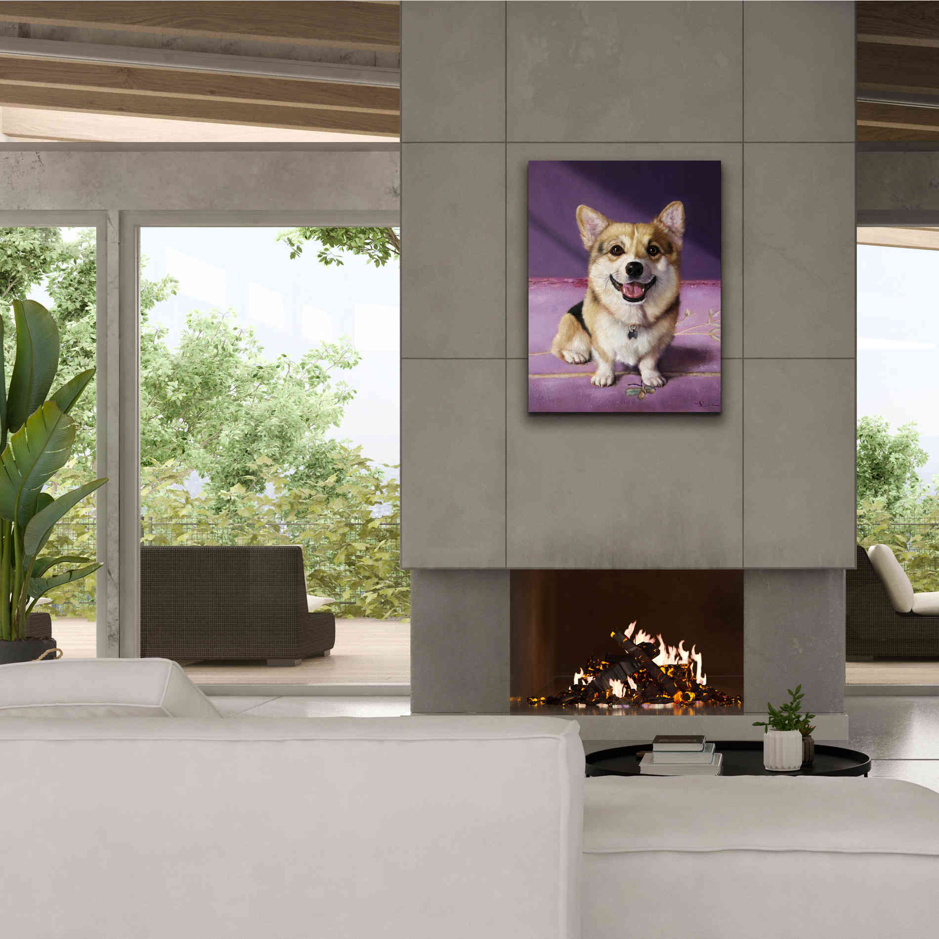 'Winnie' by Lucia Heffernan, Canvas Wall Art,26x34