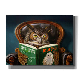 'Owl Porn' by Lucia Heffernan, Canvas Wall Art