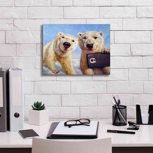 'Polargram' by Lucia Heffernan, Canvas Wall Art,16x12