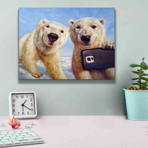 Image of 'Polargram' by Lucia Heffernan, Canvas Wall Art,16x12