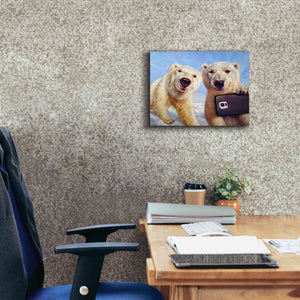 'Polargram' by Lucia Heffernan, Canvas Wall Art,16x12
