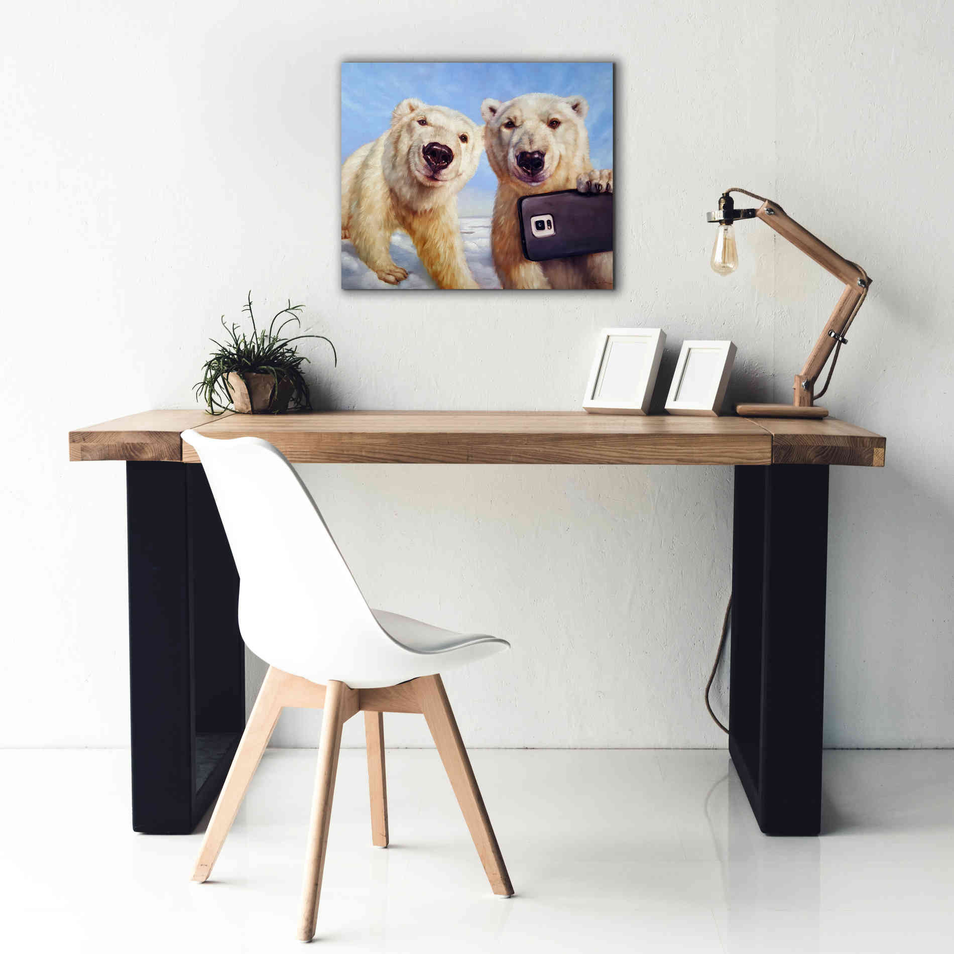 'Polargram' by Lucia Heffernan, Canvas Wall Art,24x20