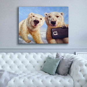 'Polargram' by Lucia Heffernan, Canvas Wall Art,54x40