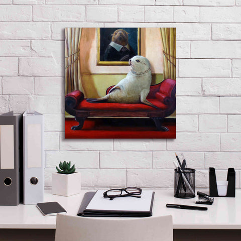 Image of 'Trophy Wife' by Lucia Heffernan, Canvas Wall Art,18x18