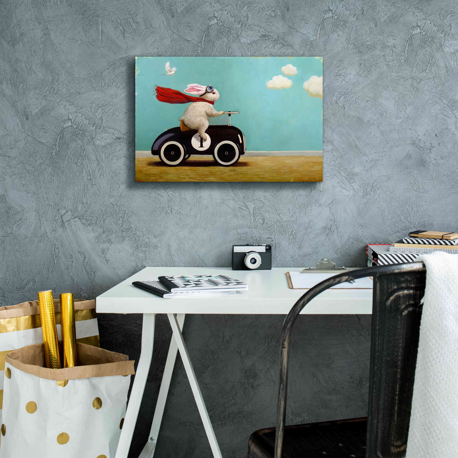 'Road Trip' by Lucia Heffernan, Canvas Wall Art,18x12