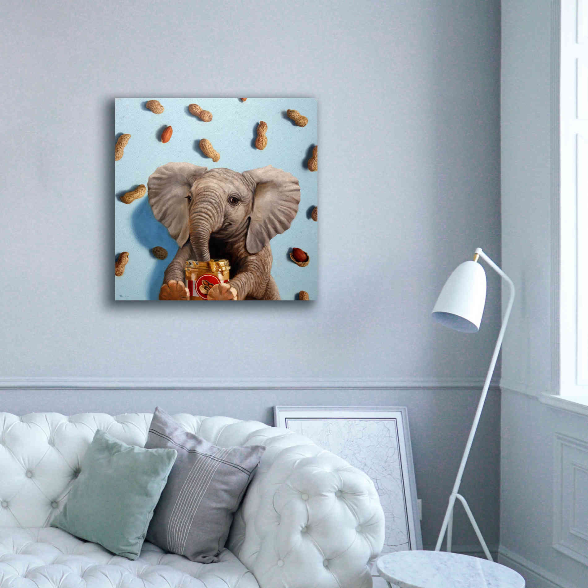 'Feeling Nutty' by Lucia Heffernan, Canvas Wall Art,37x37