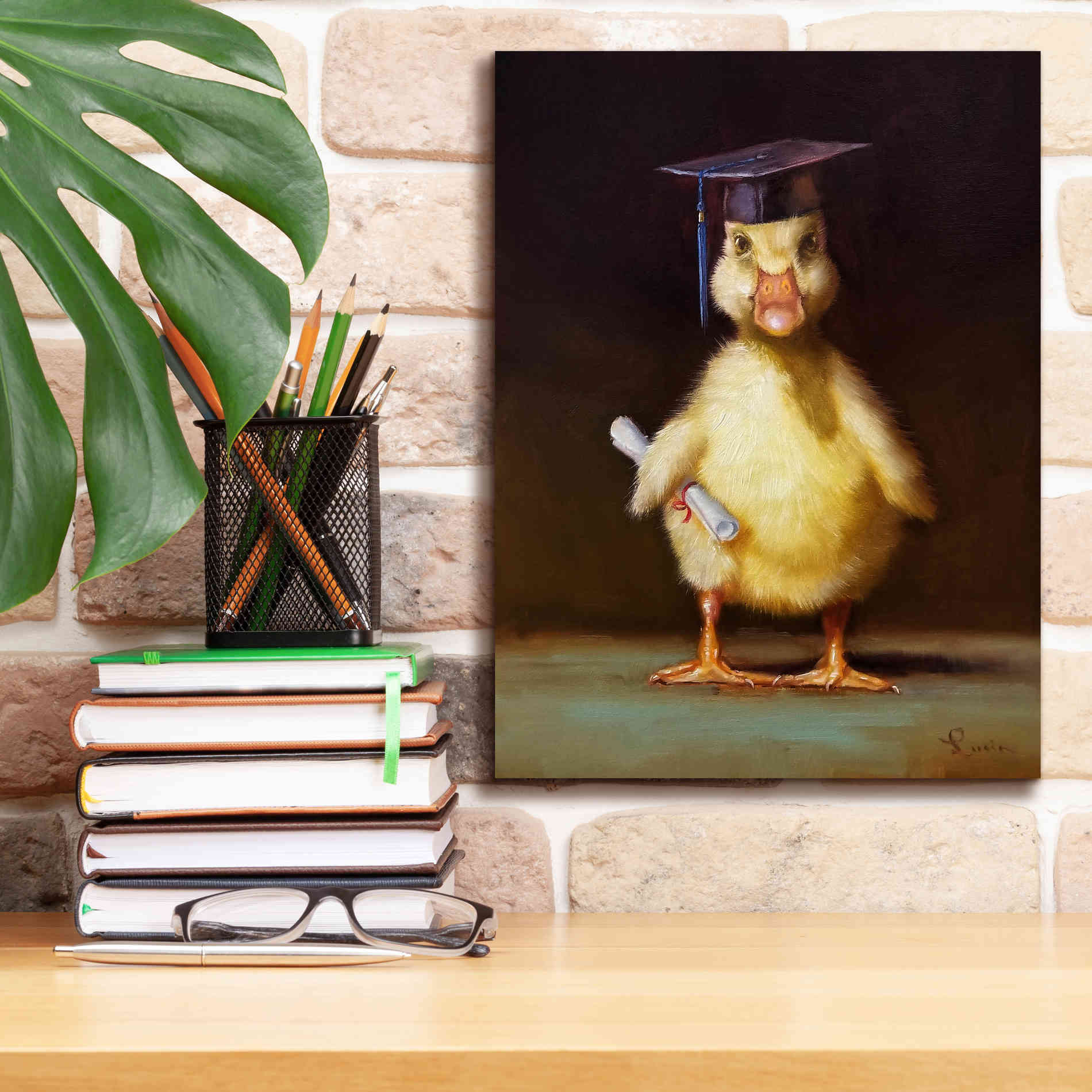 'The Graduate' by Lucia Heffernan, Canvas Wall Art,12x16