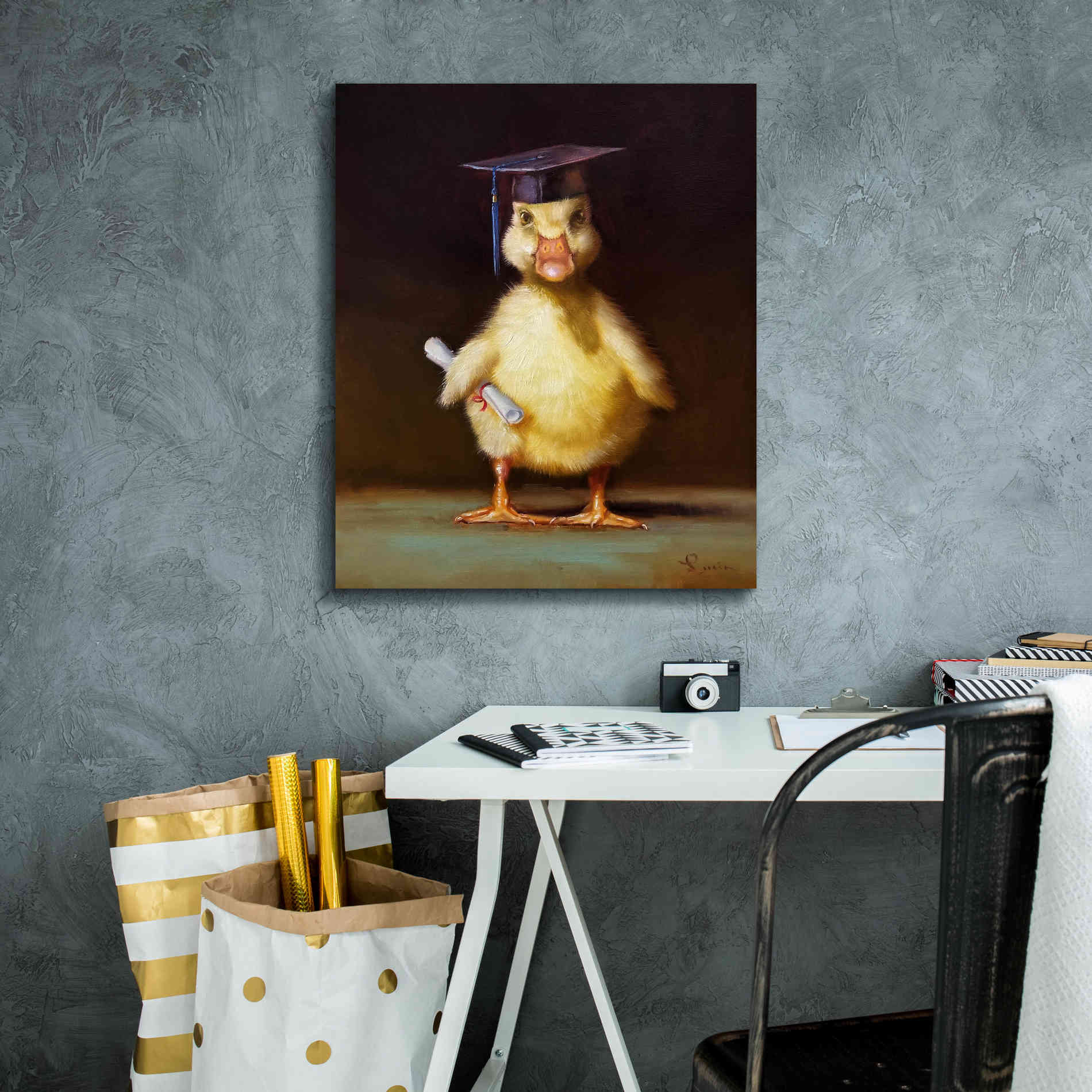 'The Graduate' by Lucia Heffernan, Canvas Wall Art,20x24