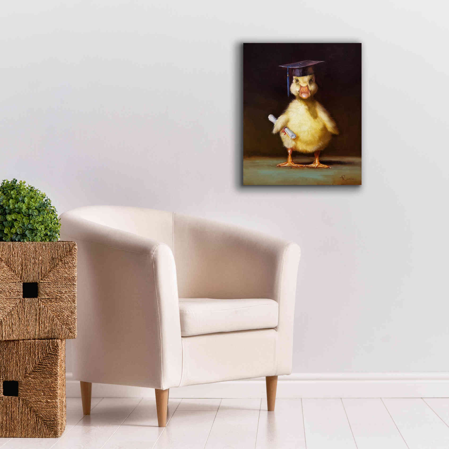 'The Graduate' by Lucia Heffernan, Canvas Wall Art,20x24
