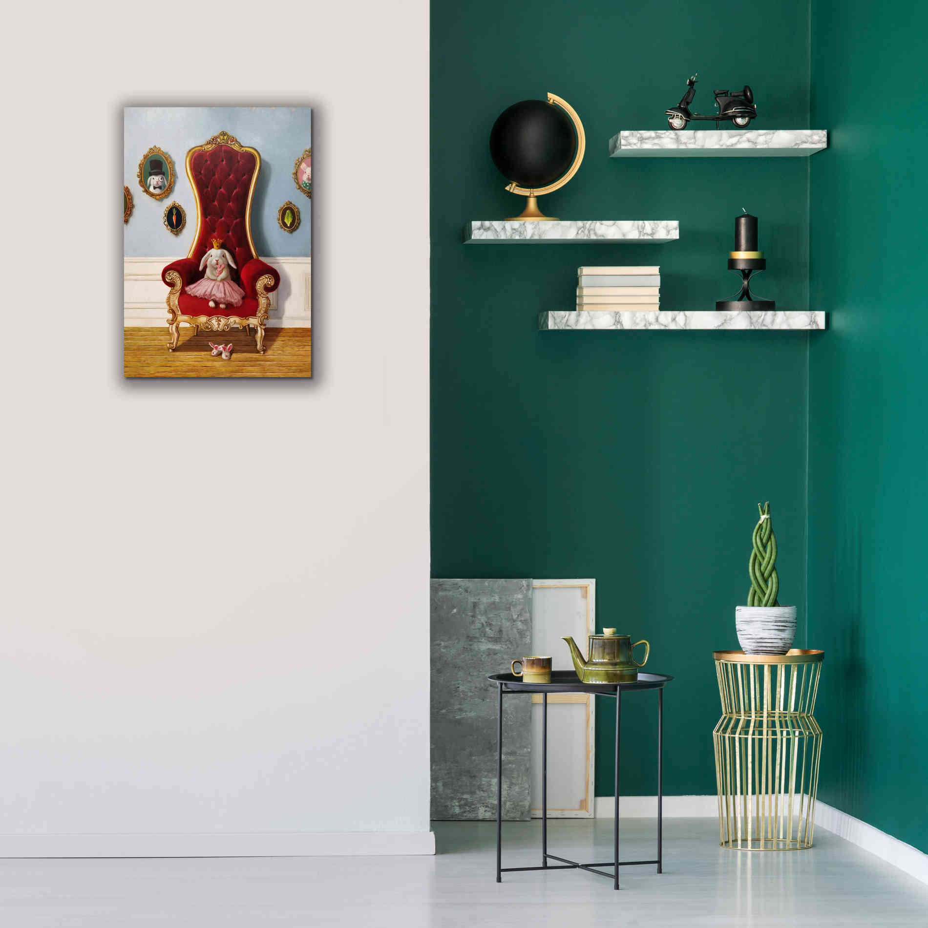 'Little Princess' by Lucia Heffernan, Canvas Wall Art,18x26