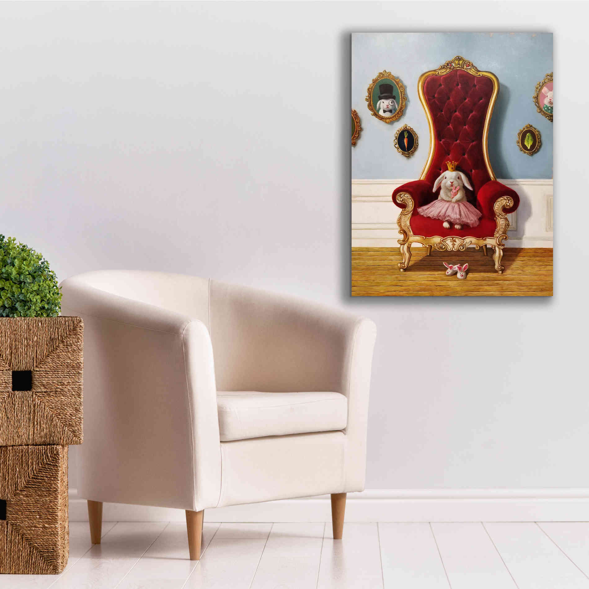 'Little Princess' by Lucia Heffernan, Canvas Wall Art,26x34