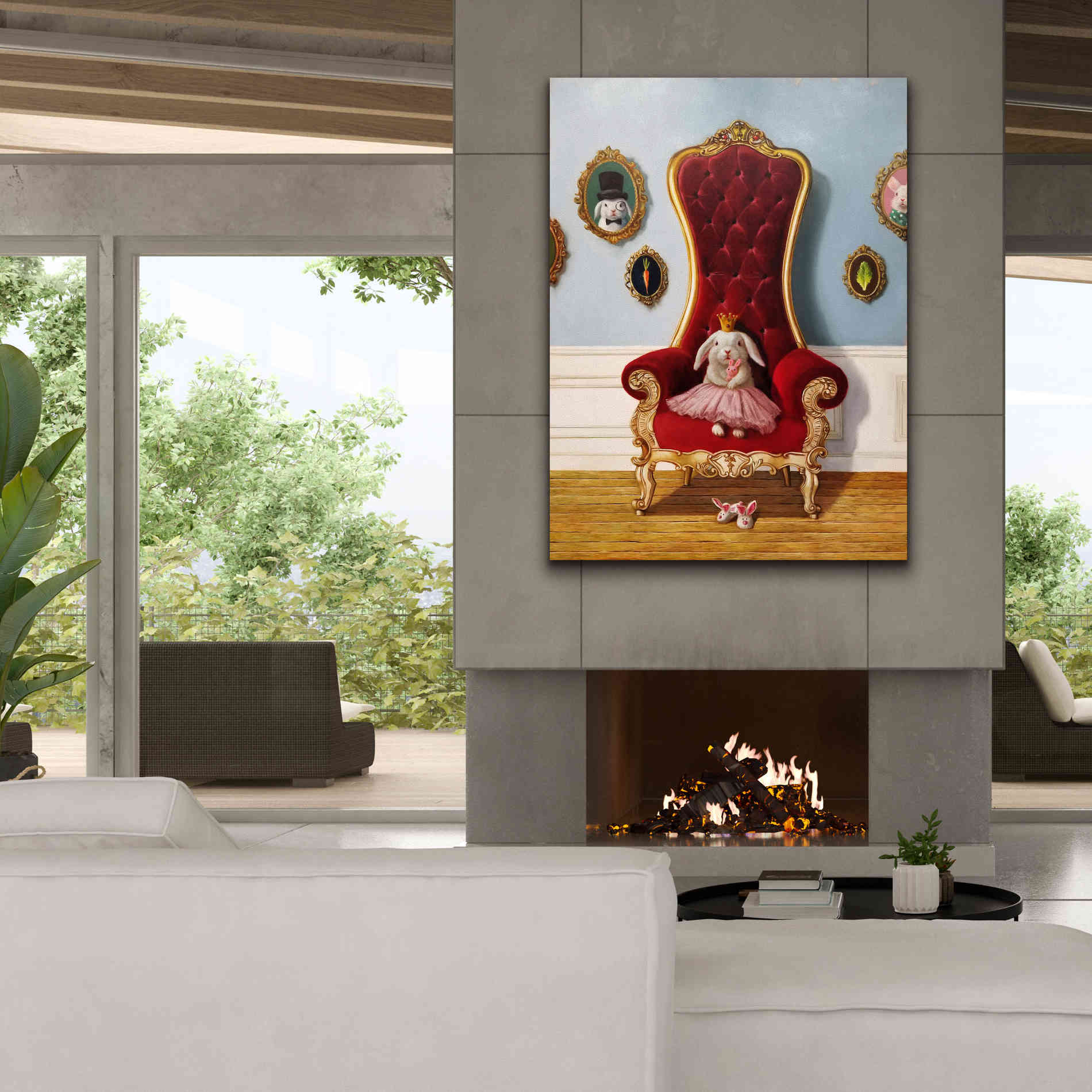 'Little Princess' by Lucia Heffernan, Canvas Wall Art,40x54