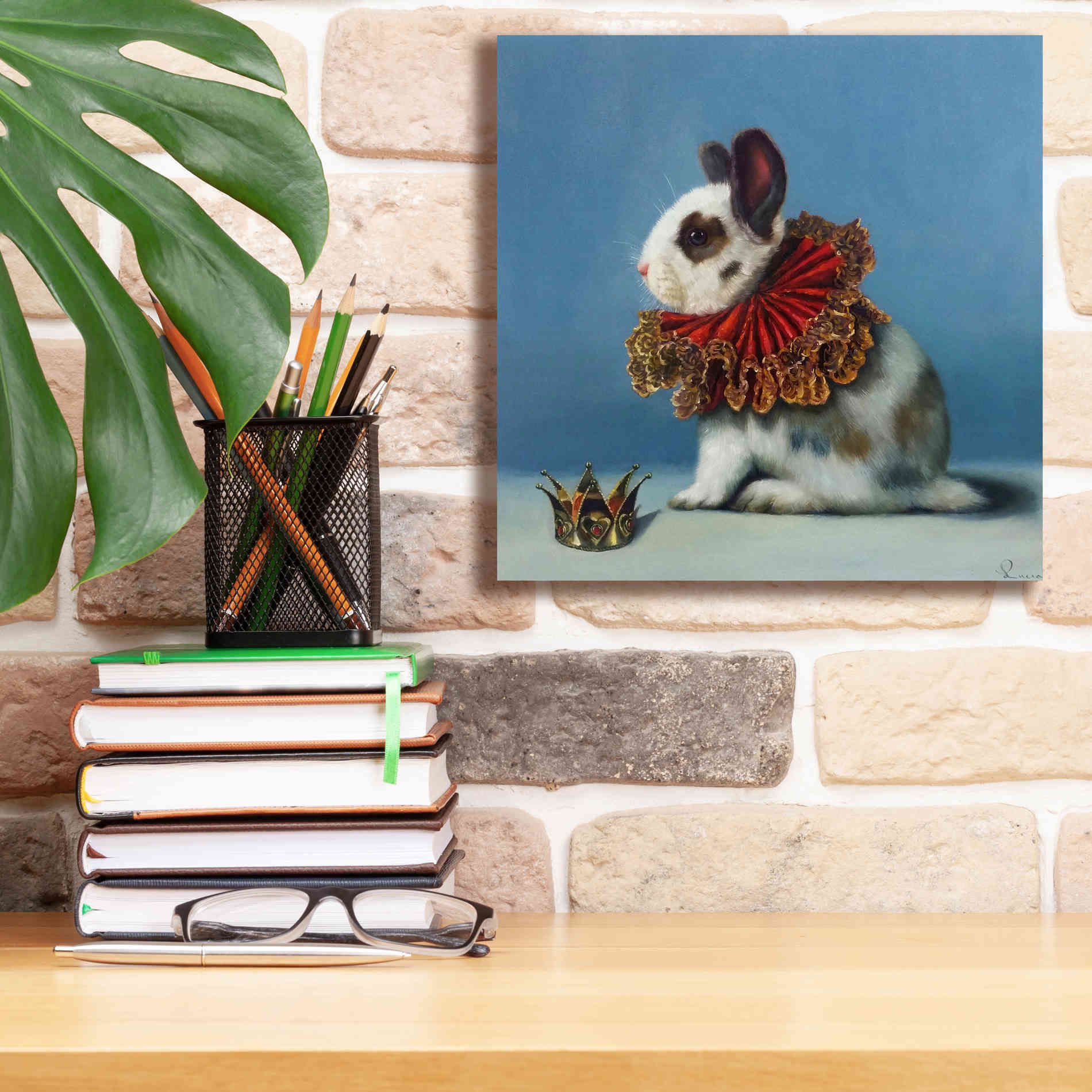 'Queen of Hearts' by Lucia Heffernan, Canvas Wall Art,12x12