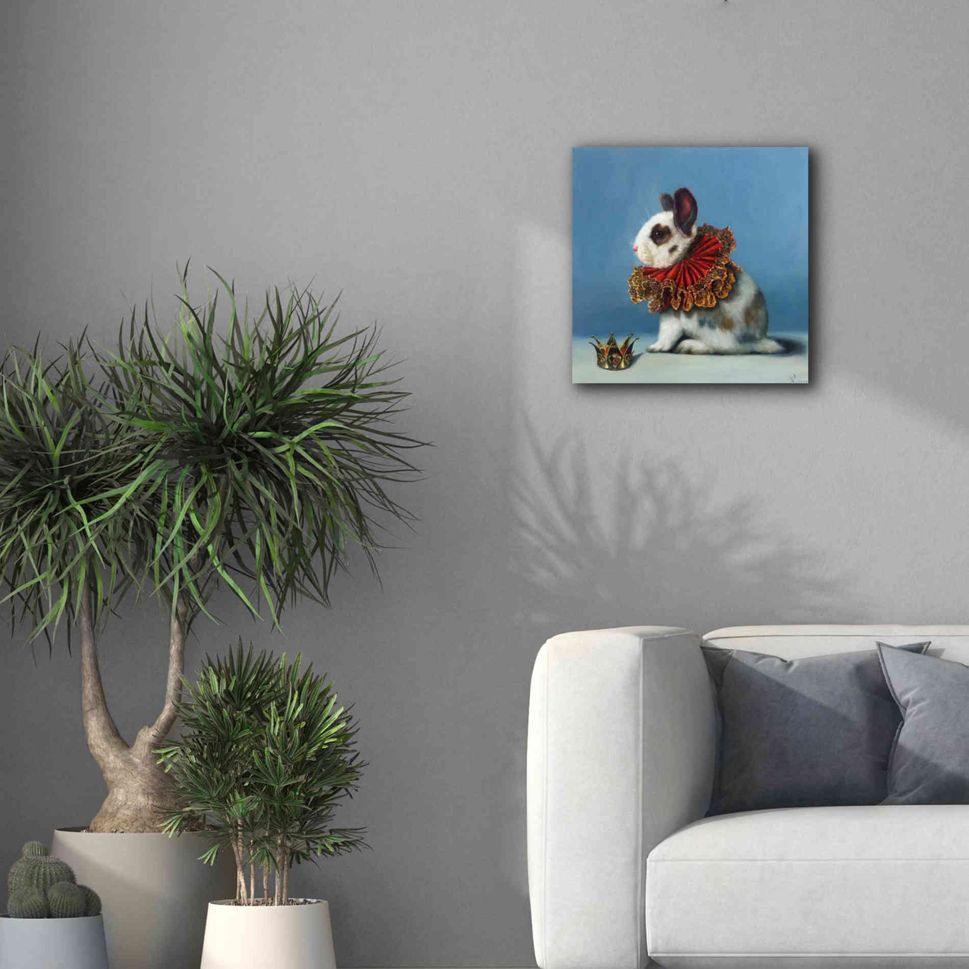 'Queen of Hearts' by Lucia Heffernan, Canvas Wall Art,18x18