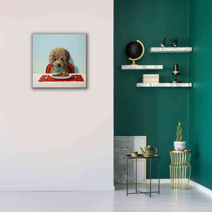 'Puppy Chow' by Lucia Heffernan, Canvas Wall Art,26x26