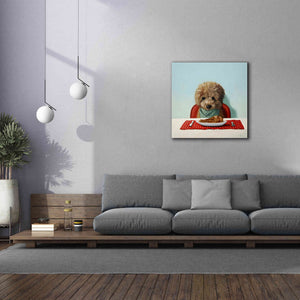 'Puppy Chow' by Lucia Heffernan, Canvas Wall Art,37x37