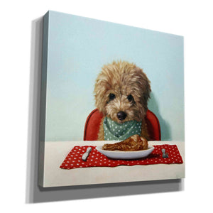 'Puppy Chow' by Lucia Heffernan, Canvas Wall Art