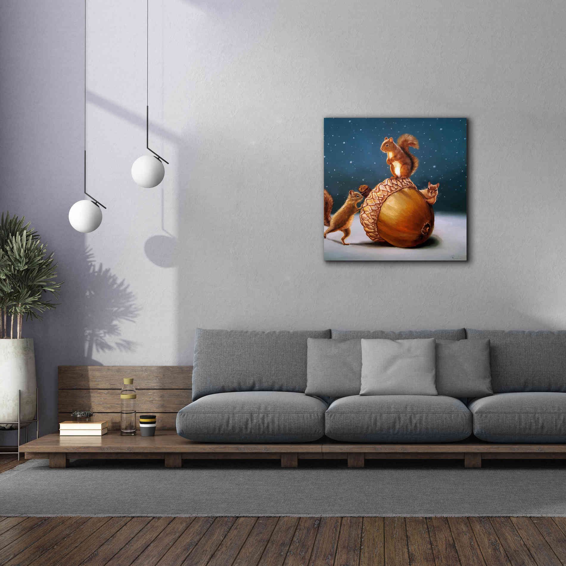 'The Big Find' by Lucia Heffernan, Canvas Wall Art,37x37