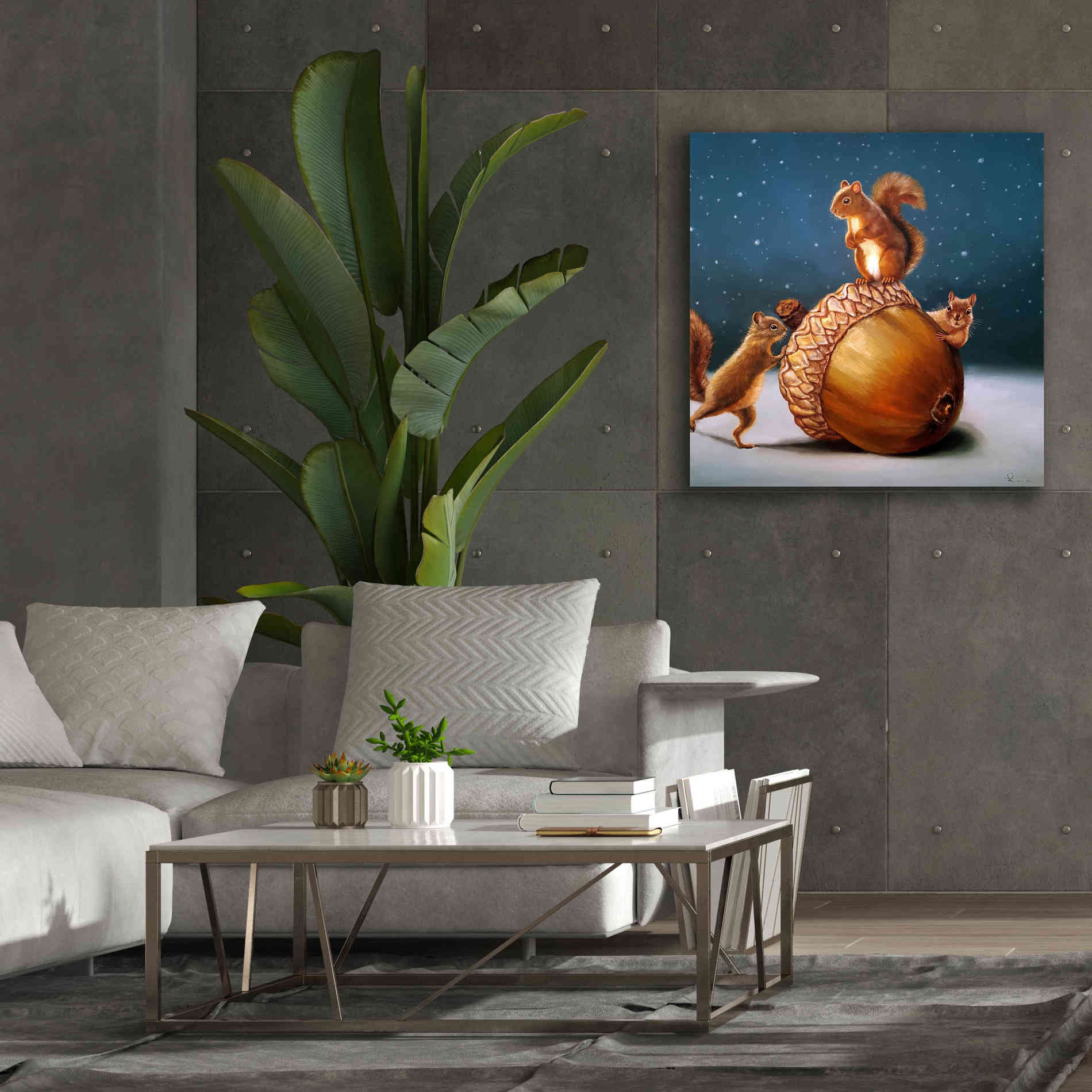 'The Big Find' by Lucia Heffernan, Canvas Wall Art,37x37