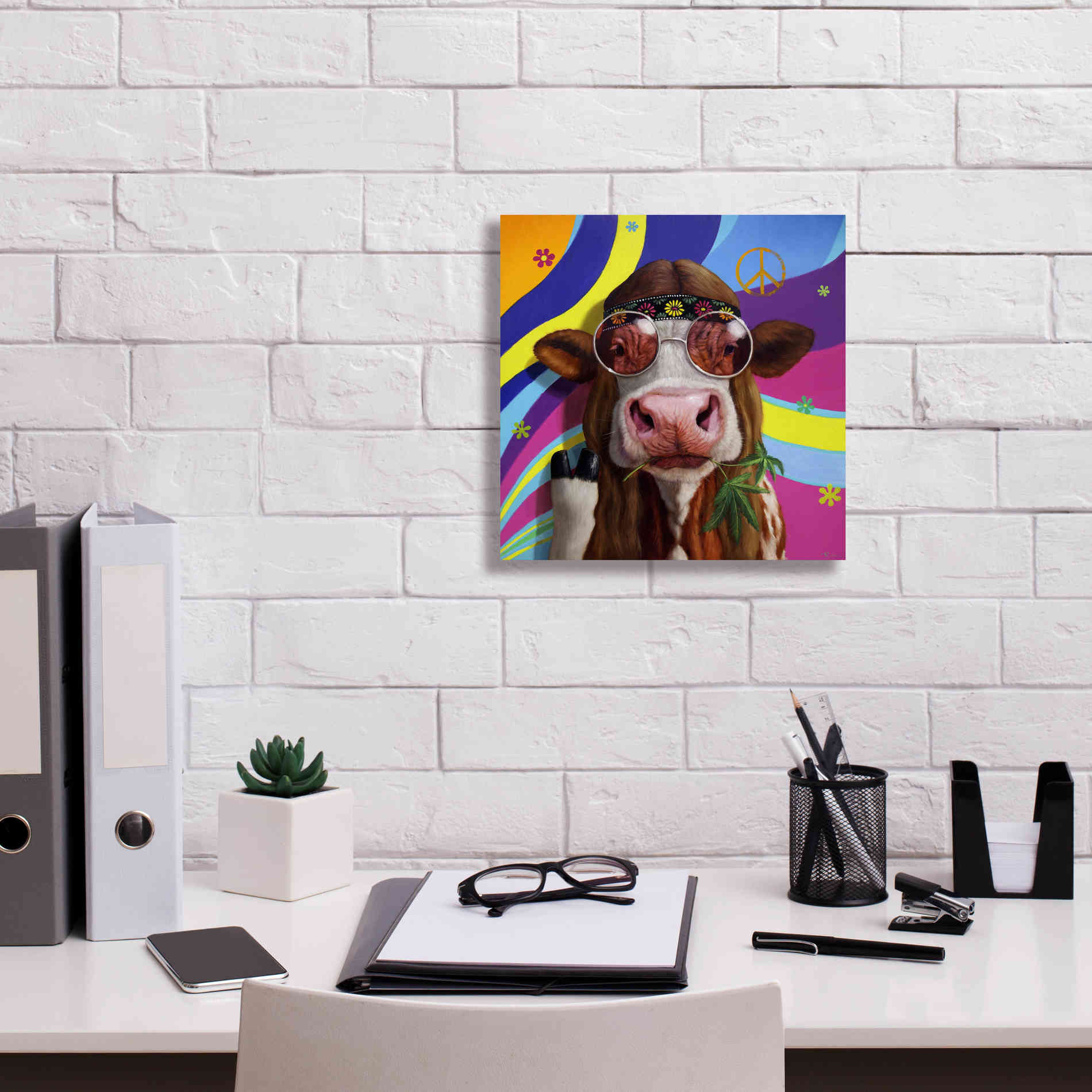 'Grass Fed' by Lucia Heffernan, Canvas Wall Art,12x12