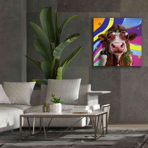 'Grass Fed' by Lucia Heffernan, Canvas Wall Art,37x37