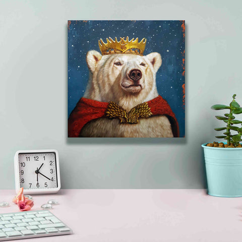 Image of 'Snow King' by Lucia Heffernan, Canvas Wall Art,12x12