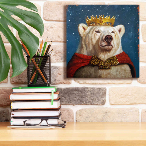 Image of 'Snow King' by Lucia Heffernan, Canvas Wall Art,12x12